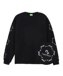 Best Sellers [OY] Winter 21 ROUND LOGO LONG SLEEVE-BLACK