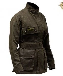 [BUILFORD] Seasonless Wax Wear Jacket Woman Olive