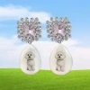 [HURJABOYACC] Seasonless Bichon Earrings _ Pet Series_Pink Earrings
