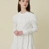 [GOCORI] FW 21 DELICATE TIERED DRESS - WHITE