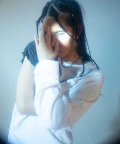 [GIMMETHEYOUNG] 20SS G_UNBALANCE SLEEVE T-SHIRTS / WHITE