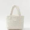 GLOWNG [GLOWNY] Seasonless UNICROCHET BAG - CREAM LATTE