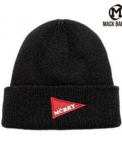 Best Sellers [MACK BARRY] Seasonless FLAG PATCH BEANIE