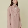 Best Sellers [GOCORI] FW 21 INDIE PINK DOUBLE COAT