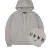 Best Sellers [OY] FW 21 BULLET LOGO DOUBLE HOODIE ZIP-TAN