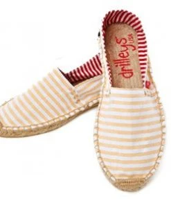 [DRILLEYS] Seasonless Espardew Beige Stripe Woman260mm(39)