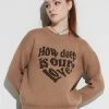 Best Sellers [LUV IS TRUE] Winter 21 LOVE KNIT(BROWN)