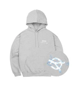 [OY] FW 21 BOSS LOGO HOODIE-GREY
