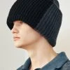 [LECYTO] Seasonless CONTRAST WIDE KNIT BEANIE_[BK/BL]