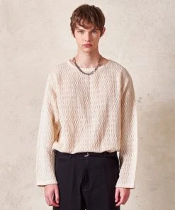 Best Sellers [DWSCOMPANY] Winter 21 Canoe Knit Pullover (Ivory)