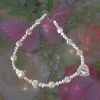 [HURJABOYACC] Seasonless Heart Gem With Pearl Necklace - White