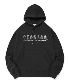 [PHOS333] FW 21 Classic Logo Hoodie/Black