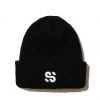 SLEEPYS SLIP [SLEEPY SLIP] Seasonless SS LOGO BLACK BEANIE
