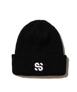 SLEEPYS SLIP [SLEEPY SLIP] Seasonless SS LOGO BLACK BEANIE