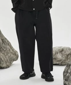 [HAVEOFFDUTY] FW 21 MAGNETIC BUCKLE BELT WORK PANTS (BLACK) Best Sellers