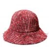 [SLEEPY SLIP] Seasonless TWEED RED BUCKET HAT SLEEPYS SLIP