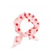[BUTTERFLIES IN STUMMY] Seasonless Heart Scarf (pink/mini)