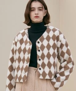 [JOORTI] Winter 21 J862 Quilting Dia Cardigan Jacket (beige) Best Sellers