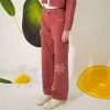 [MAINBOOTH] FW 21 Flower Denim Pants(PINK)