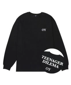 [OY] FW 21 THEME LOGO T-BLACK
