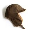 [SLEEPY SLIP] Seasonless REVERSIBLE SATIN TROOPER HAT BROWN