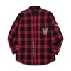 [LIFEWORK] FW 21 Embroidered Raddock Check Shirt_Black