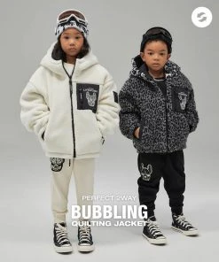 [LIFEWORK] FW 21 Kids) Bubbling Quilting Reversible Jacket_Ivory
