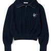 [ROCCI ROCCI] FW 21 RCC Knit Half Zipup [NAVY] Best Sellers