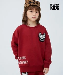 Best Sellers [LIFEWORK] FW 21 Kids) Booklewappen Unbalance Man To Man(Without Fur)
