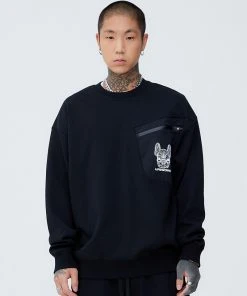 Best Sellers [LIFEWORK] FW 21 Zipper WovenPocket Man To Man