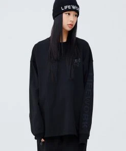 Best Sellers [LIFEWORK] FW 21 Simple Wappen Man To Man