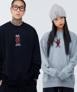 [LIFEWORK] FW 21 Hip DogEmbroidery Man To Man