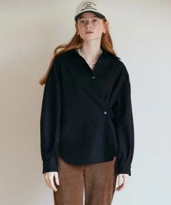 [ANEDIT] Winter 21 Loosefit 2way Shirt_BK Best Sellers