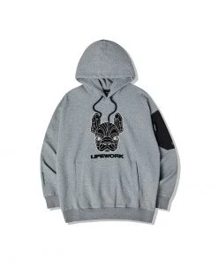 Best Sellers [LIFEWORK] FW 21 Applique EmbroideryRADOG Hoodie