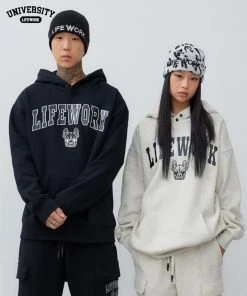 [LIFEWORK] FW 21 University Hoodie(Without Fur) Best Sellers