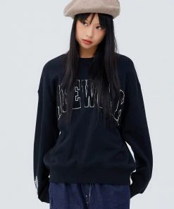 [LIFEWORK] FW 21 Woman) Bookle ArchLogo Man To Man(Without Fur)