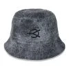[OY] Seasonless TIE-DYE CORDUROY BUCKET HAT-BLACK