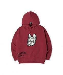 Best Sellers [LIFEWORK] FW 21 Woman) Booklewappen Unbalance Hoodie(Without Fur)