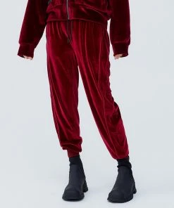 [LIFEWORK] FW 21 Woman) Velvet Logo Jogger Pants