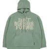 [AJO BY AJO] FW 21 Oversized (19) Slogan Wool Knit Hoodie [Mint]