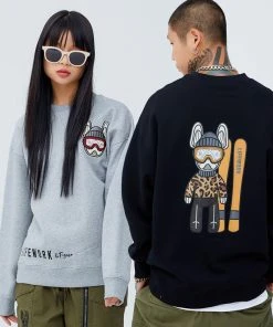 [LIFEWORK] FW 21 Ski Figure Radon Man To Man(Without Fur)