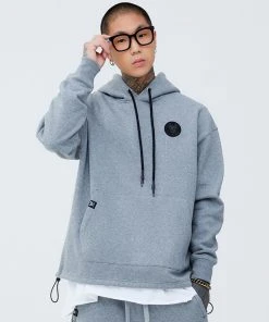 Best Sellers [LIFEWORK] FW 21 Black Coin And Pen Hoodie(Without Fur)