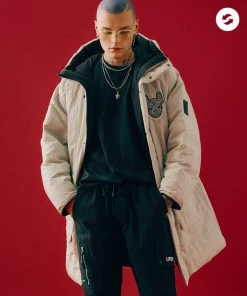 [LIFEWORK] FW 21 Hoodie Reversible Long Down Jacket Best Sellers