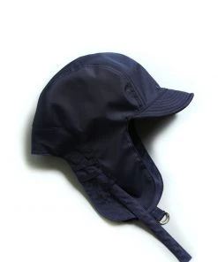 SLEEPYS SLIP [SLEEPY SLIP] Seasonless SATIN TROOPER HAT NAVY