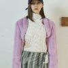 Best Sellers [ODD ONE OUT] FW 21 Wave Fur Bolero_L.purple
