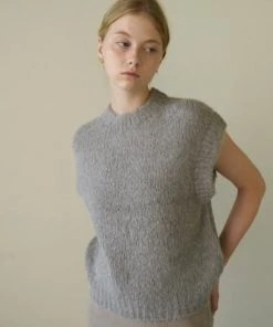 [STEP AROUND] FW 21 [ITALY] FINE ALPACA VEST_GREY