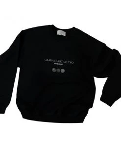 [FINDOUBT] FW 21 BUTTONS (sweatshirts Black)