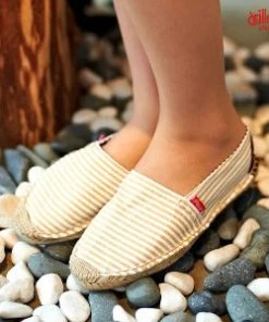 [DRILLEYS] Seasonless Espardew Autumn Tan Stripe Woman260mm(39)