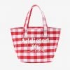 [BENSIMON] Seasonless CHECK MINI BAG - RED