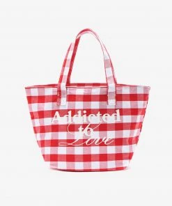 [BENSIMON] Seasonless CHECK MINI BAG - RED